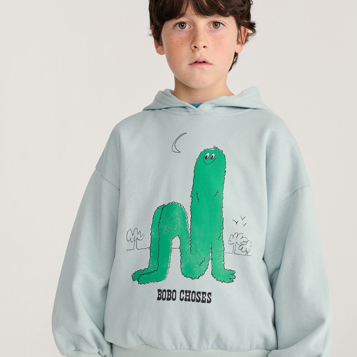 Long Puff Hoodie by Bobo Choses