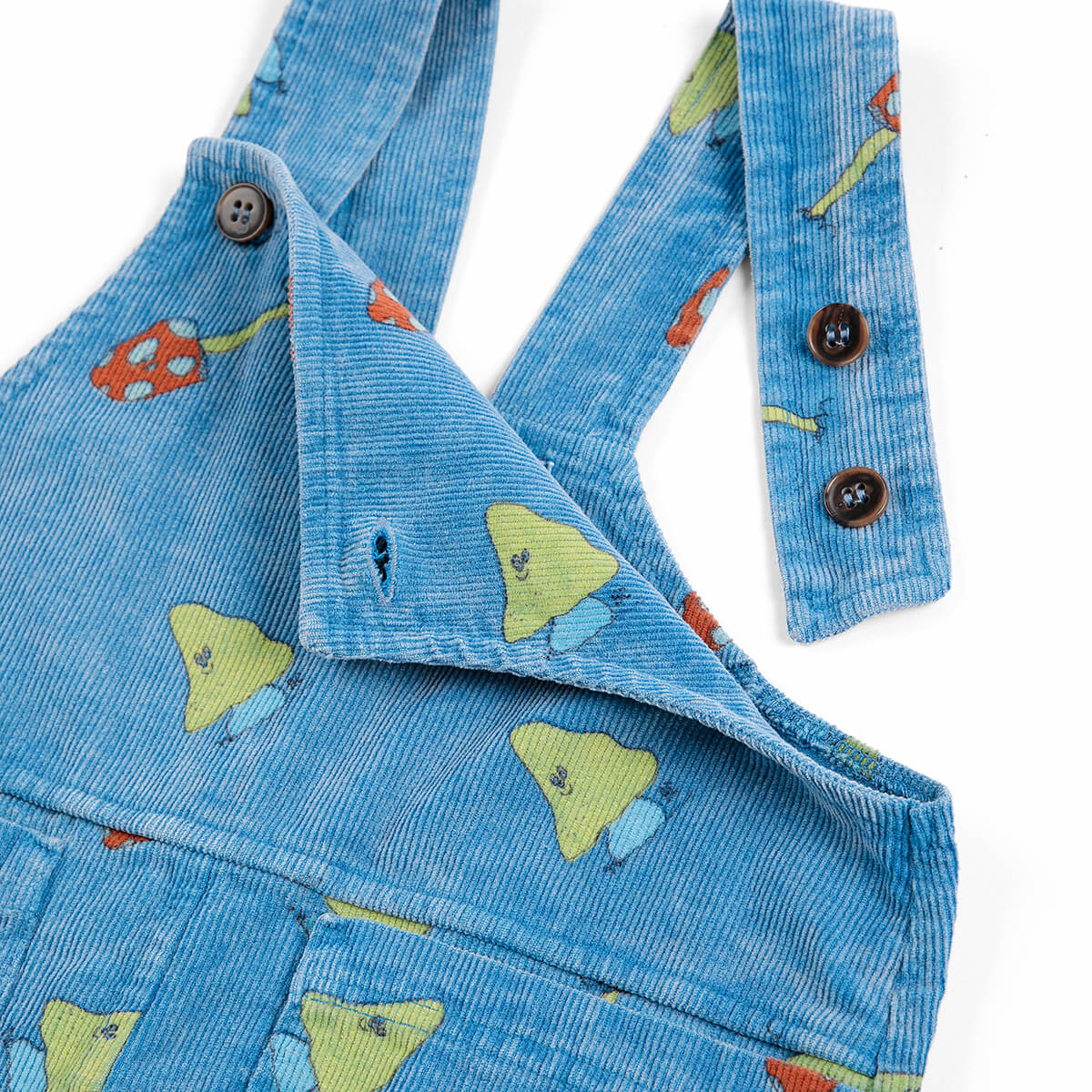 Mush Monster Duo All Over Corduroy Baby Overall by Bobo Choses