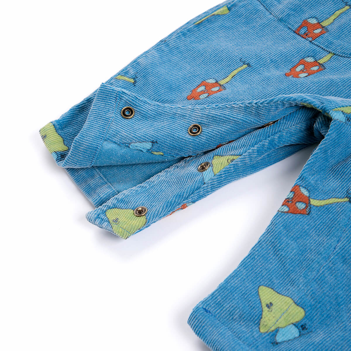 Mush Monster Duo All Over Corduroy Baby Overall by Bobo Choses