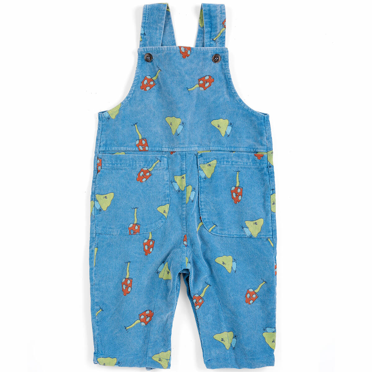 Mush Monster Duo All Over Corduroy Baby Overall by Bobo Choses