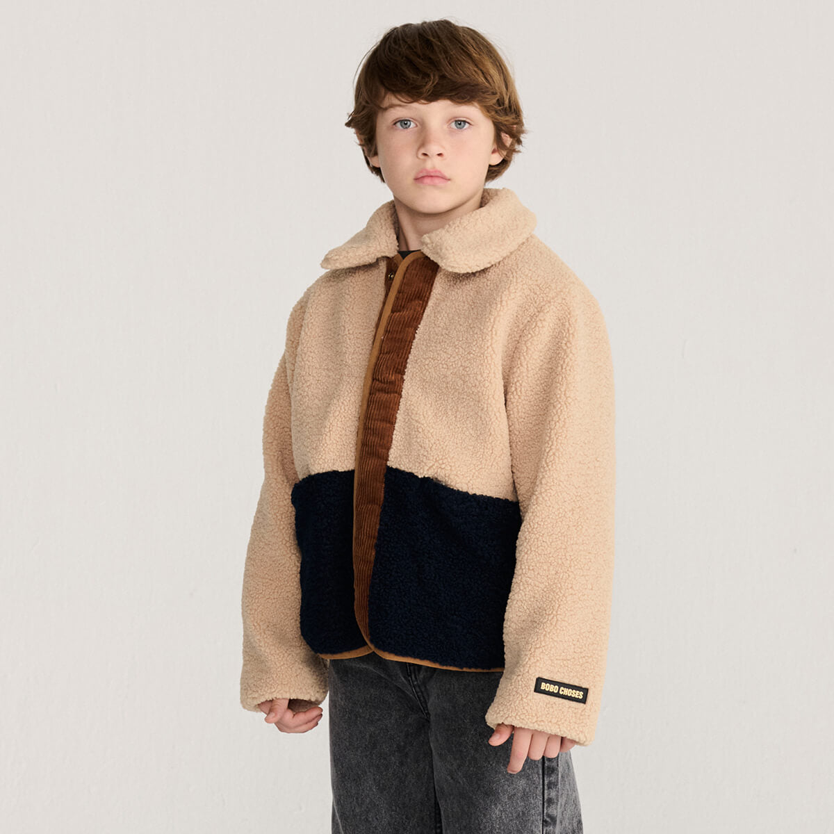 Pixel Abduction All Over Reversible Jacket by Bobo Choses