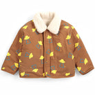 Pixel Abduction Sheepskin Reversible Baby Jacket by Bobo Choses