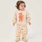Softpaw Monster All Over Denim Baby Pants by Bobo Choses