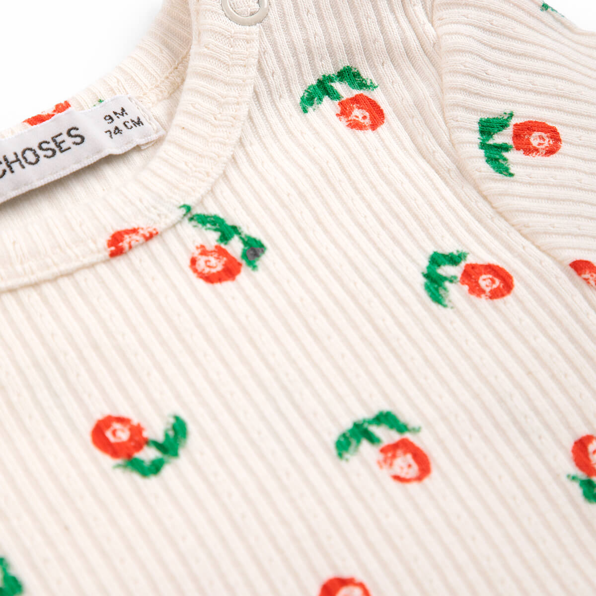 Stamp Bloom Fleece Baby Body by Bobo Choses