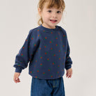 Stamp Bloom All Over Baby Sweatshirt by Bobo Choses