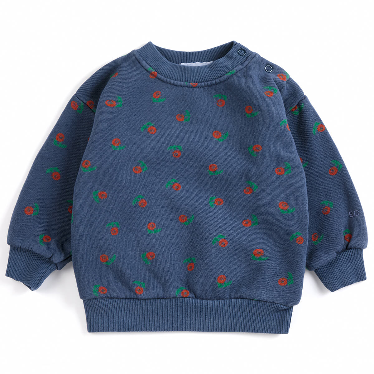 Stamp Bloom All Over Baby Sweatshirt by Bobo Choses