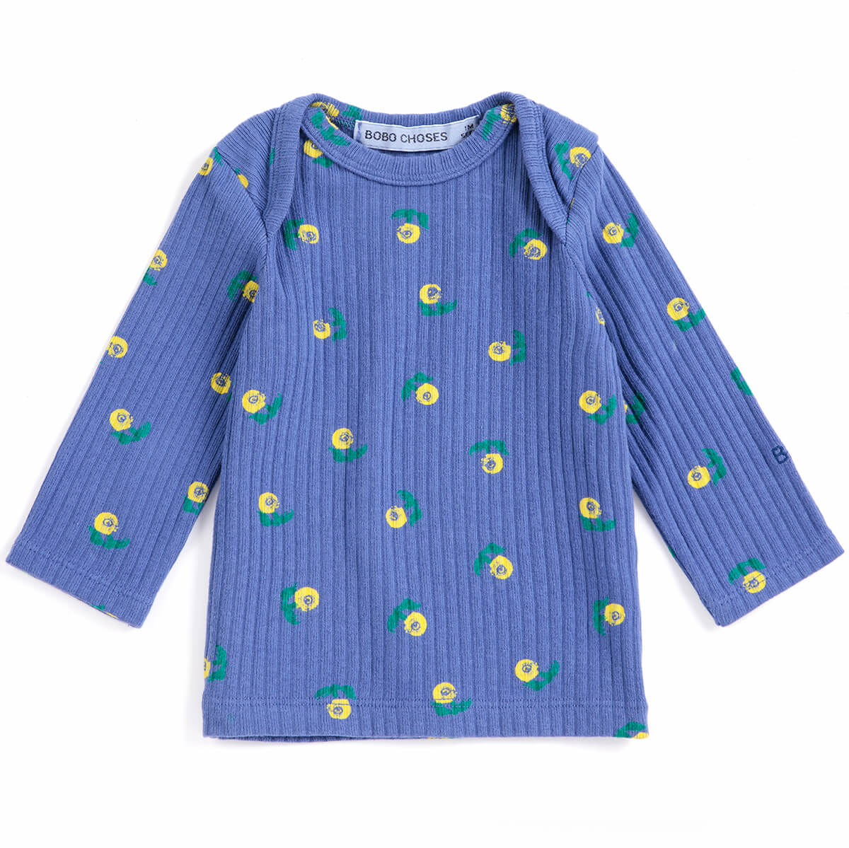 Stamp Bloom All Over Baby T-Shirt by Bobo Choses