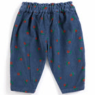 Stamp Bloom All Over Corduroy Baby Pants by Bobo Choses