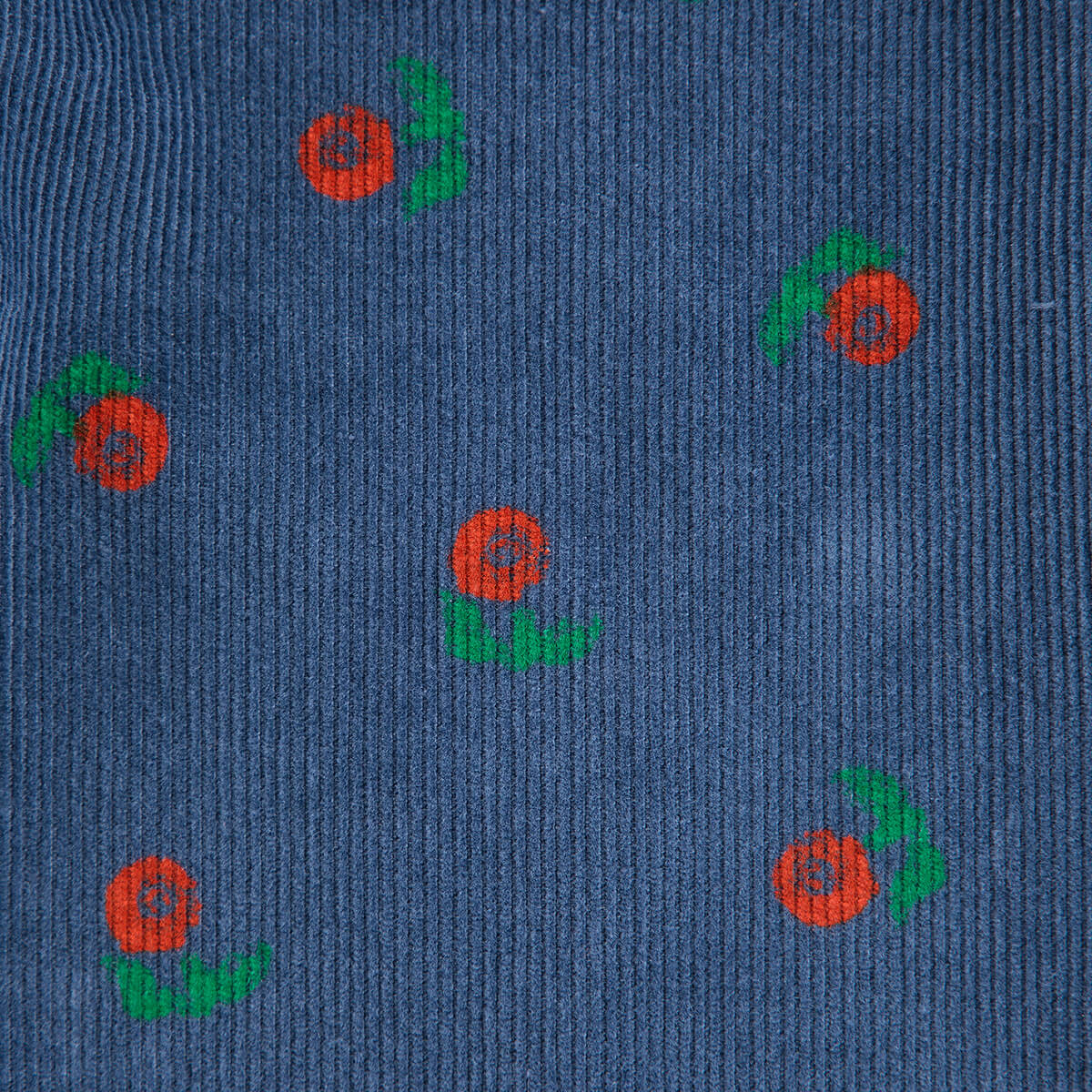 Stamp Bloom All Over Corduroy Baby Pants by Bobo Choses