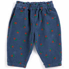 Stamp Bloom All Over Corduroy Baby Pants by Bobo Choses