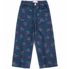 Stamp Bloom All Over Denim Pants by Bobo Choses
