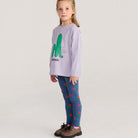 Stamp Bloom All Over Leggings by Bobo Choses