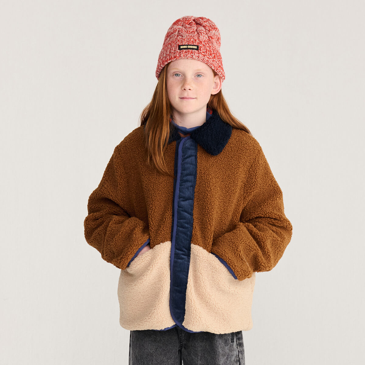 Stamp Bloom All Over Reversible Jacket by Bobo Choses