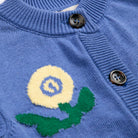 Stamp Bloom Baby Cardigan by Bobo Choses