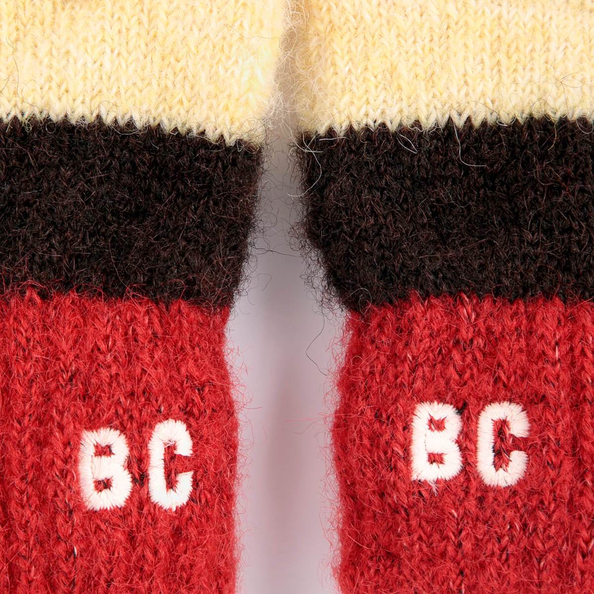 Striped Knitted Baby Mittens by Bobo Choses