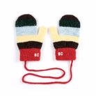Striped Knitted Baby Mittens by Bobo Choses