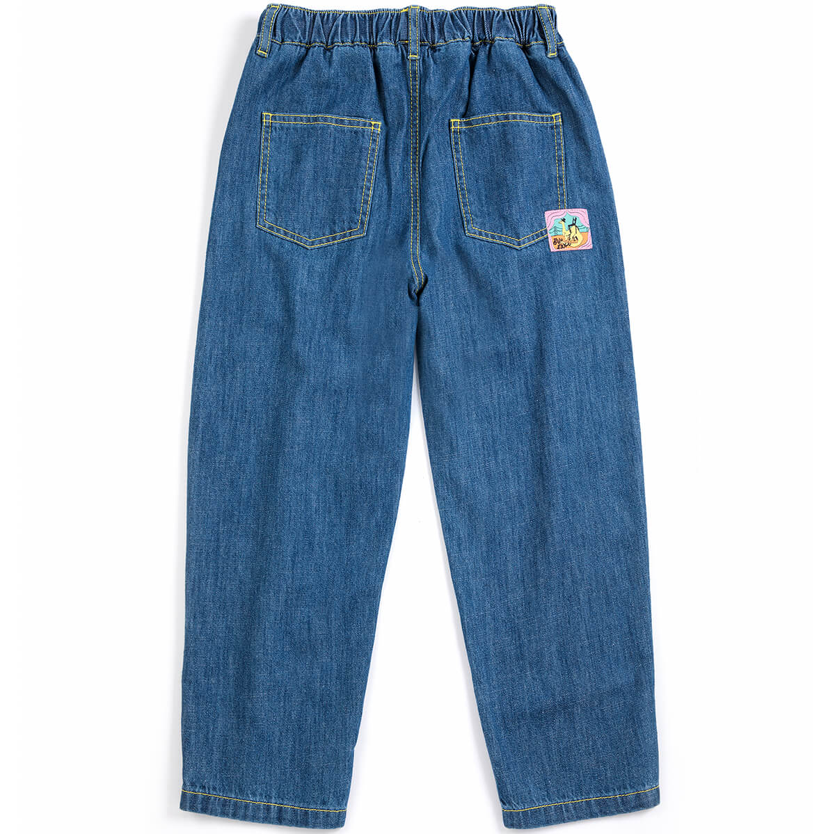Taxi Saurus Tag Denim Pants by Bobo Choses