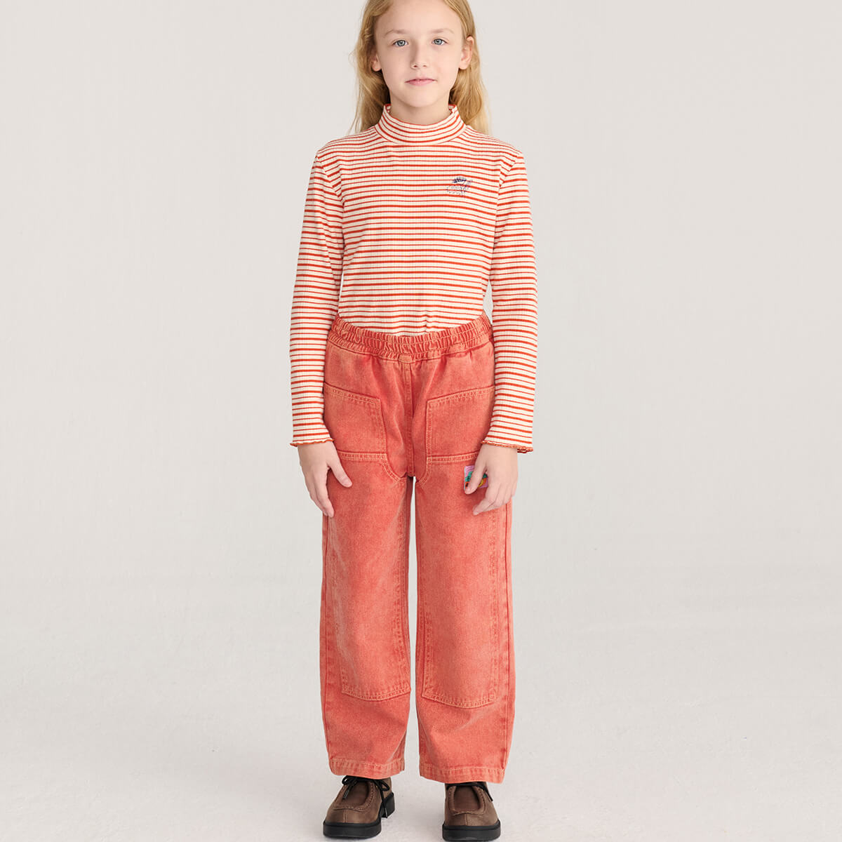 Taxi Saurus Tag Twill Pants by Bobo Choses