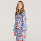 Watercolor All Over Cropped Sweatshirt by Bobo Choses