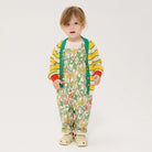 Color Herbalist All Over Baby Dungaree by Bobo Choses