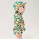Color Herbalist All Over Baby Swim Cap by Bobo Choses