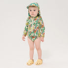 Color Herbalist All Over Baby Swim Cap by Bobo Choses
