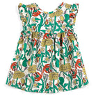 Color Herbalist All Over Woven Baby Dress by Bobo Choses