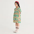 Color Herbalist All Over Woven Dress by Bobo Choses
