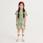 Color Herbalist All Over Woven Dress by Bobo Choses