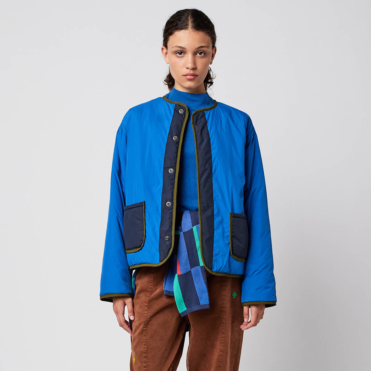 Colour Block Reversible Jacket by Bobo Choses Womenswear