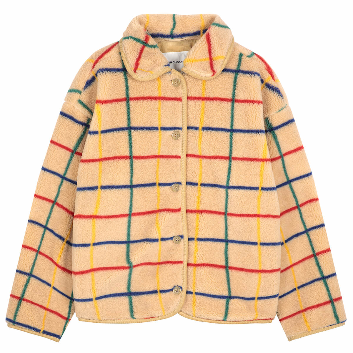 Colour Stripe Sheepskin Jacket by Bobo Choses Womenswear - Last