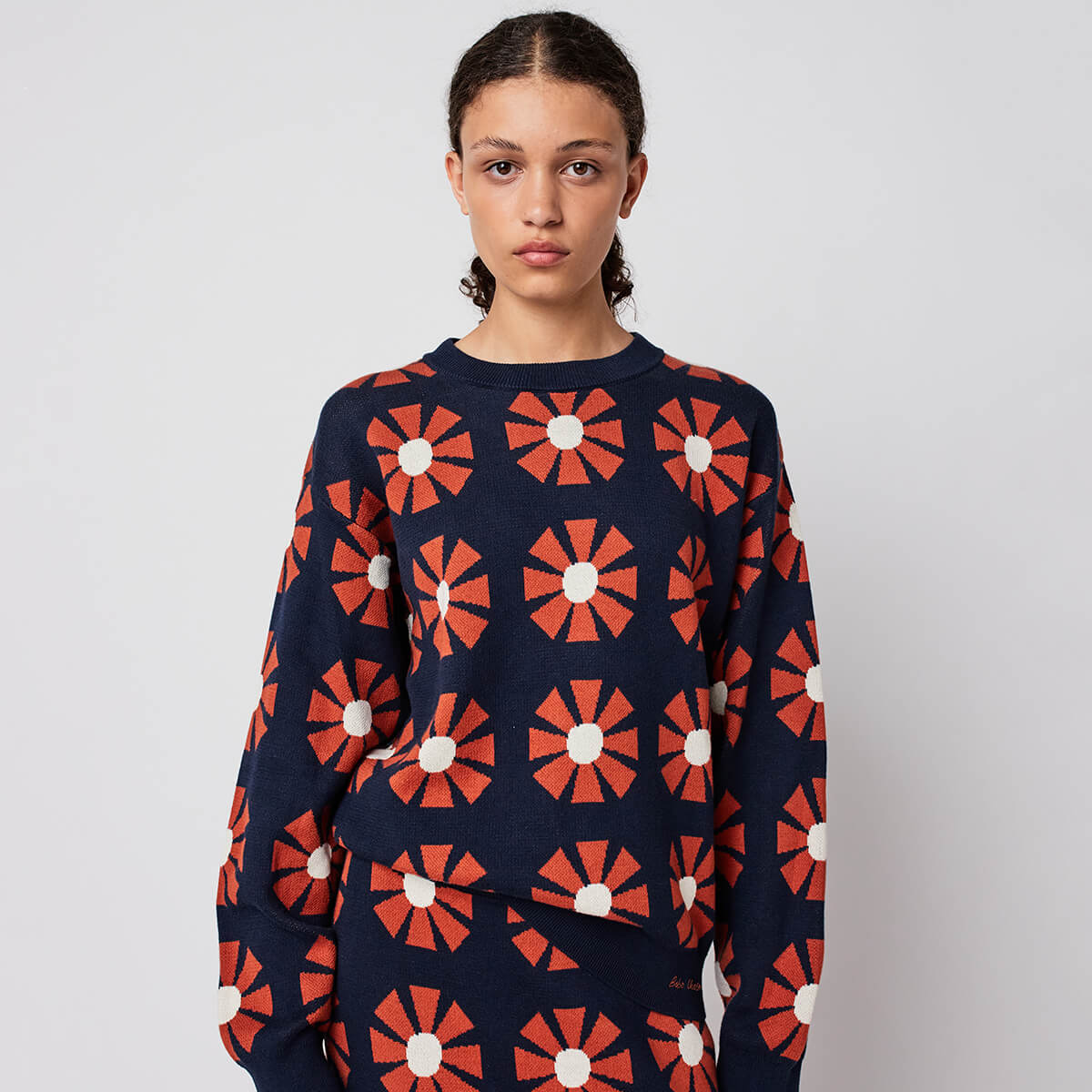 Flower Jacquard Jumper by Bobo Choses Womenswear – Junior Edition