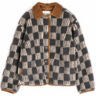 Almost Moiré Sherpa Jacket in Beige by Bobo Choses Womenswear