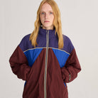 Color Block Nylon Sherpa Puffer in Multi by Bobo Choses Womenswear