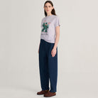 Cocoon Pants in Dark Blue by Bobo Choses Womenswear