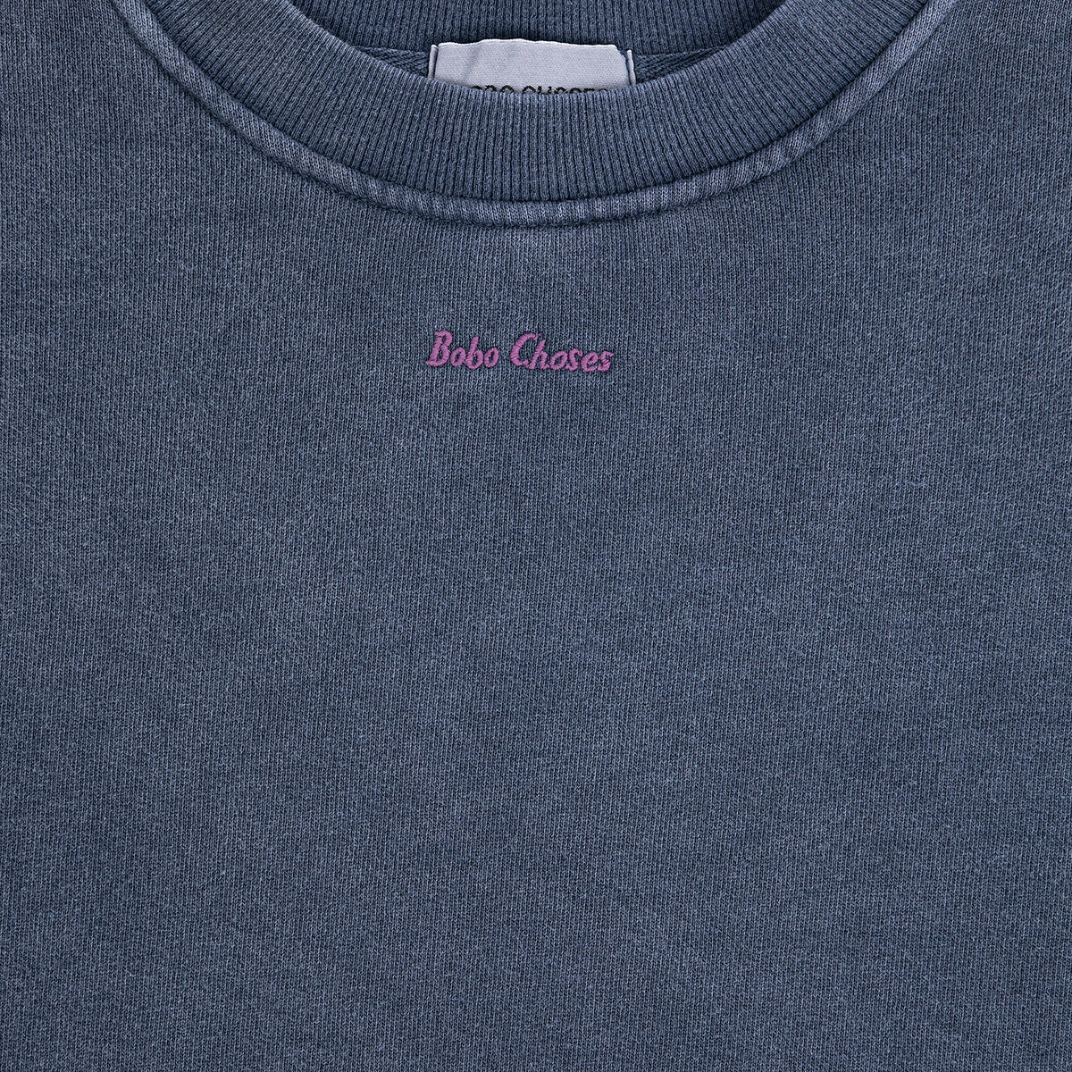 Embroidered Sweatshirt in Navy by Bobo Choses Womenswear