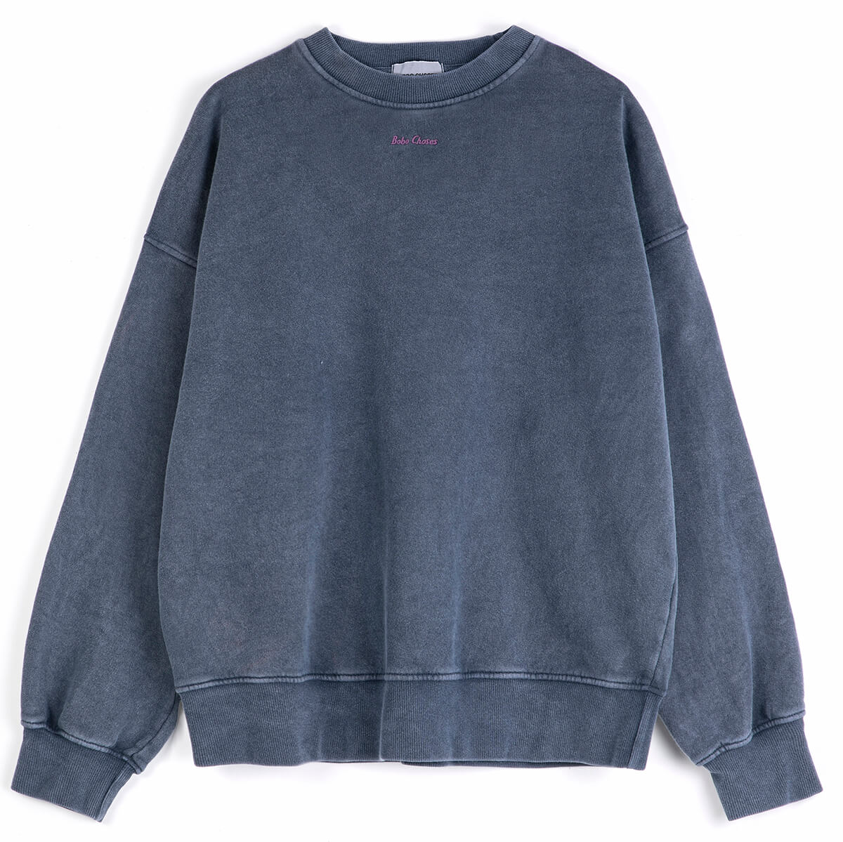 Embroidered Sweatshirt in Navy by Bobo Choses Womenswear