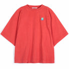 Monster Mug Embroidered T Shirt in Red by Bobo Choses Womenswear