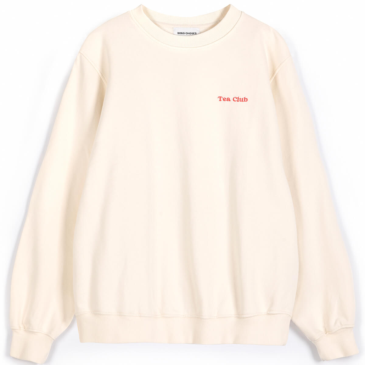 Monster Mug Sweatshirt in Off White by Bobo Choses Womenswear