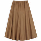 Paper Touch Evasé Skirt in Khaki by Bobo Choses Womenswear