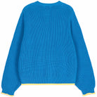 Pearl Knitted Cotton Cardigan in Blue by Bobo Choses Womenswear