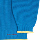 Pearl Knitted Cotton Cardigan in Blue by Bobo Choses Womenswear