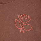Red Vibrant Flower T Shirt in Dark Brown by Bobo Choses Womenswear