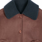 Reversible Sherpa Jacket in Dark Brown by Bobo Choses Womenswear