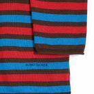 Striped Cotton Cardigan in Blue by Bobo Choses Womenswear