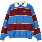 Striped Polo Jumper in Blue by Bobo Choses Womenswear