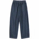 Swamp Whirl Denim Cocoon Pants in Navy by Bobo Choses Womenswear