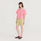 Paper Touch Cropped Blouse by Bobo Choses Womenswear