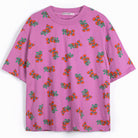 Tomatoes Print Fitted T-Shirt by Bobo Choses Womenswear