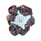 Liberty Silk Hair Scrunchie in Pepper Red by Bon Dep